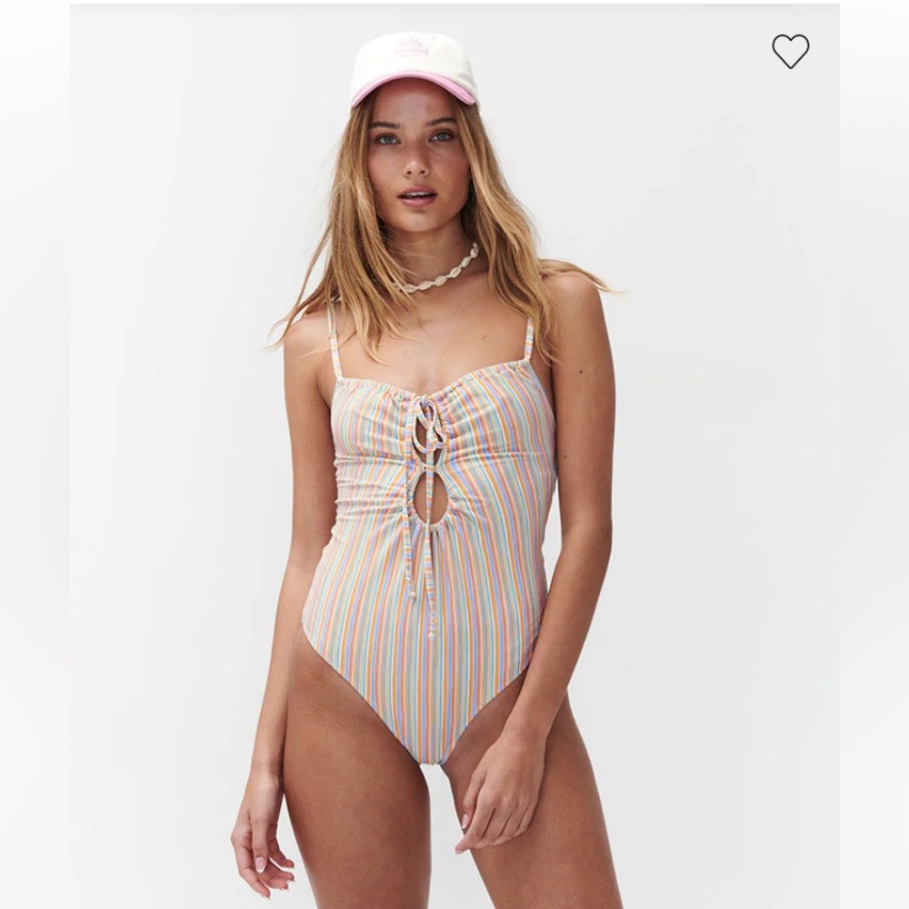 One piece striped swimsuit from Ghanda